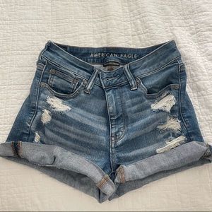 American eagle jean shorts !